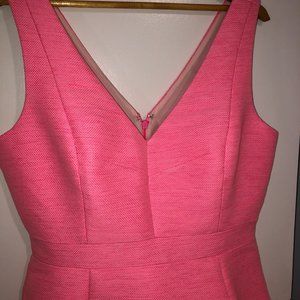 NWT SUMMER DRESS, BRIGHT PINK, J. CREW COLLECTION, SZ 8 FITS BIG (US10)